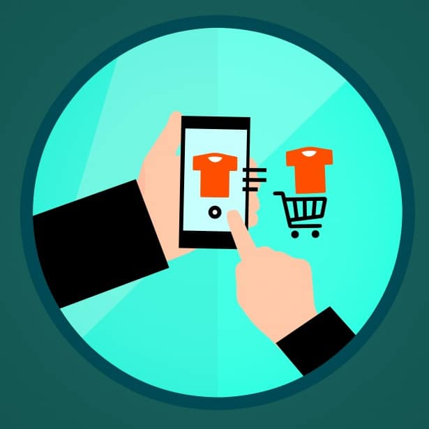 Shopping online ecommerce cons
