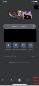 Screenshot at