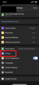 Screenshot at