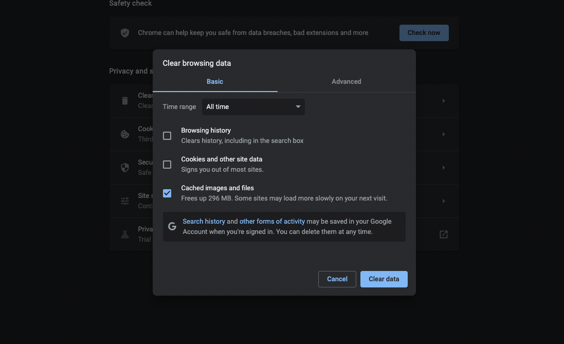 Screenshot at