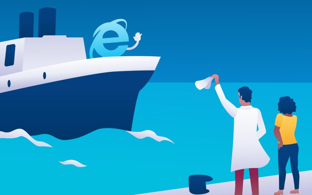 They think IE’s all over, it is now.