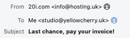 phishing email address