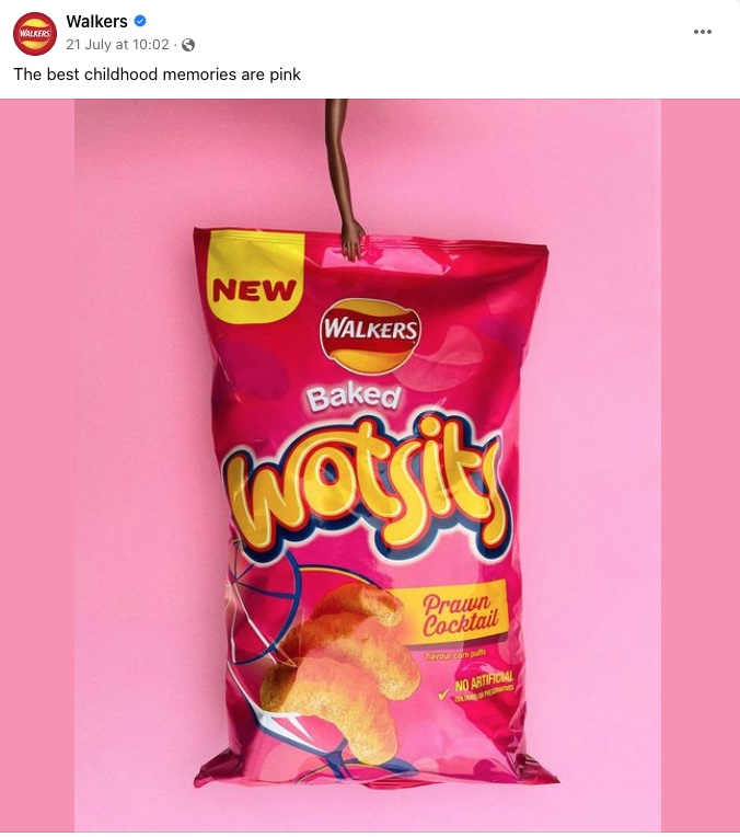 Marketing example from the brand Walkers